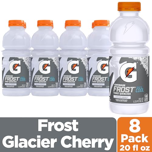 Gatorade Thrist Quencher, Glacier Cherry, 20 Fl Oz (Pack of 8)