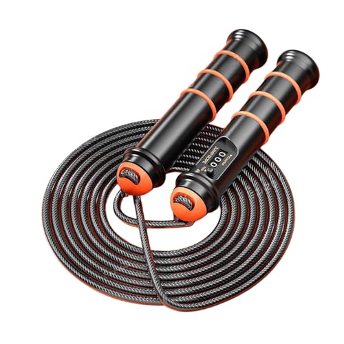 Removable Skipping Rope Exercise with Antislip Handle for Fitness Enthusiasts Weighted Digital Counting Jump Countable Jum...