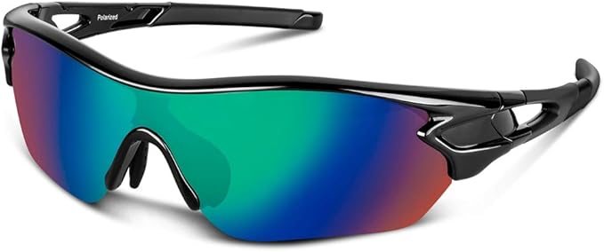 BEACOOL Polarized Sports Sunglasses for Men Women Youth Baseball Cycling Running Driving Fishing Golf Motorcycle TAC Glasses