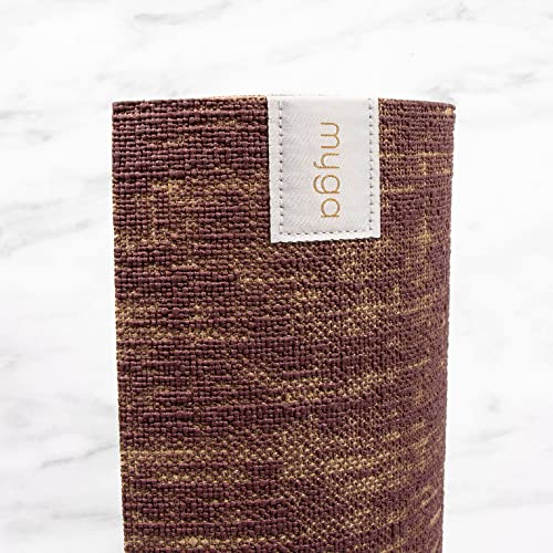 Myga Jute Yoga Mat, High Performance Vegan Floor Exercise Mat, Eco Friendly Biodegradable Yoga Mat with PVC Backing,72" x ...