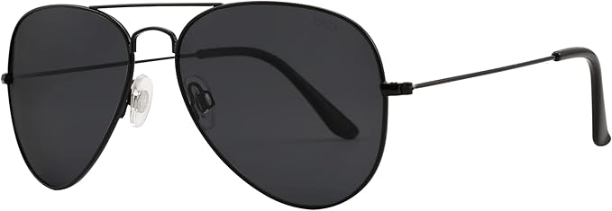 JOOX Polarized Aviator Sunglasses for Women Men, UV400 Protection Lens and Lightweight Metal Pilot Frame