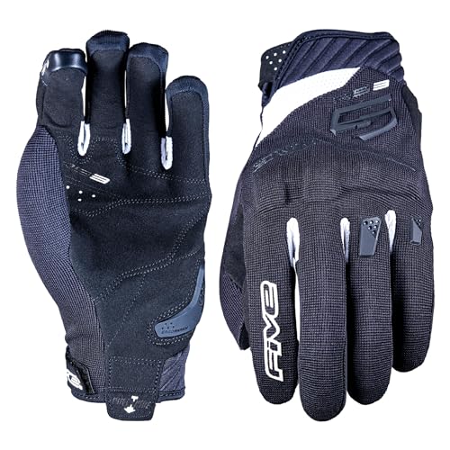 FIVE GLOVES RS3 Evo Motorcycle Gloves for Men, Urban Riding Gloves for Motorcycle, Scooter and More – Black, Black-Red and...
