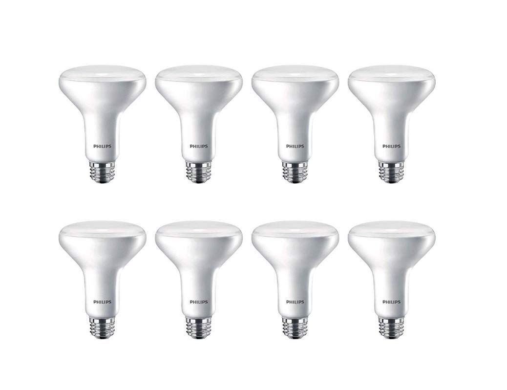 Philips Led Br30 Flood Light Bulb - 11W (65W Equivalent), 650 Lumen, Soft White (2700K), 8-Pack, Dimmable, Plastic