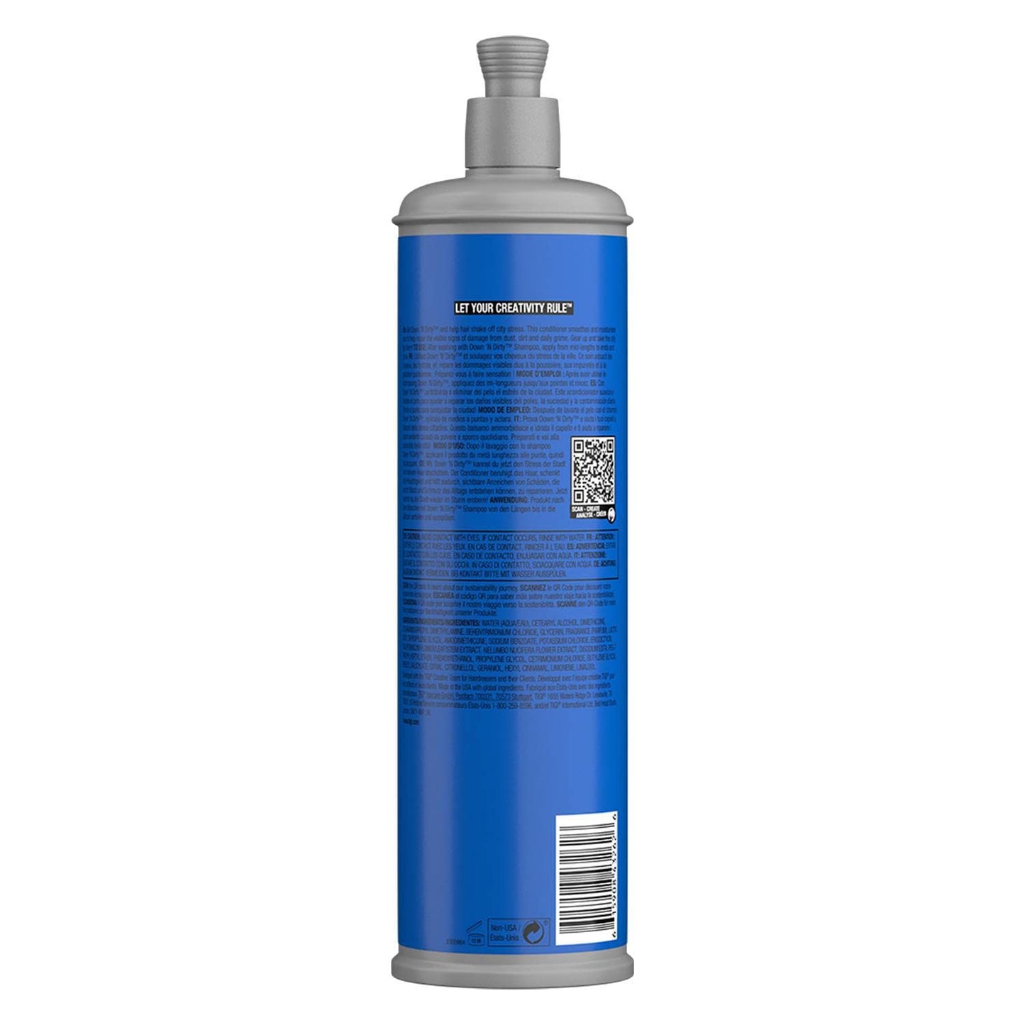TIGI Bed Head Down N' Dirty Lightweight Conditioner for Detox and Repair 13.53 fl oz