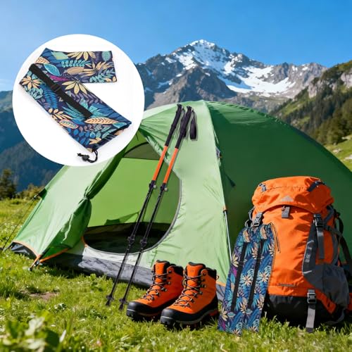 FAMJOALE Outdoor Trekking Pole Carrying Bag, Waterproof Hiking Poles Carry Storage Bag with Ajustable Shoulder Strap, Port...