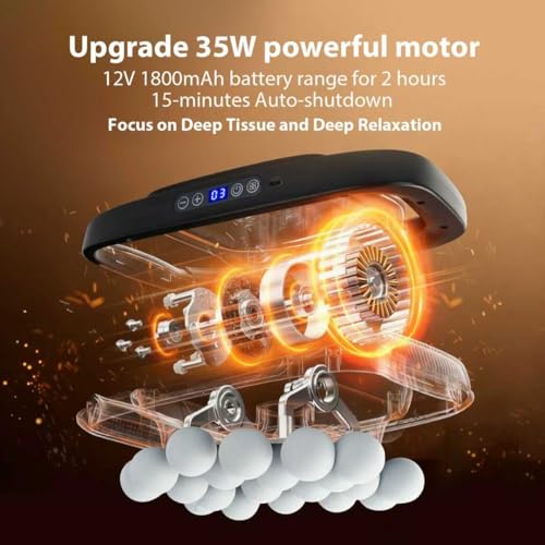 20 Head Massage Gun,More Powerful than 16 Head Massager,Deep Tissue Massager Gun with 3 Modes & 30 Levels, Muscle Massager...
