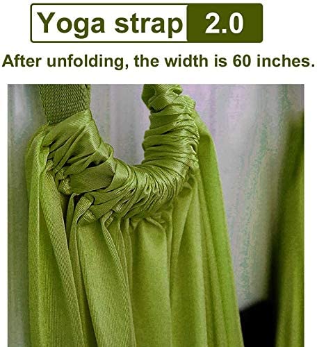 Yoga Fitness Stretching Strap, Adjustable Leg Stretcher Back Bend Assist Trainer, Improve Leg Waist Back Flexibility Home ...