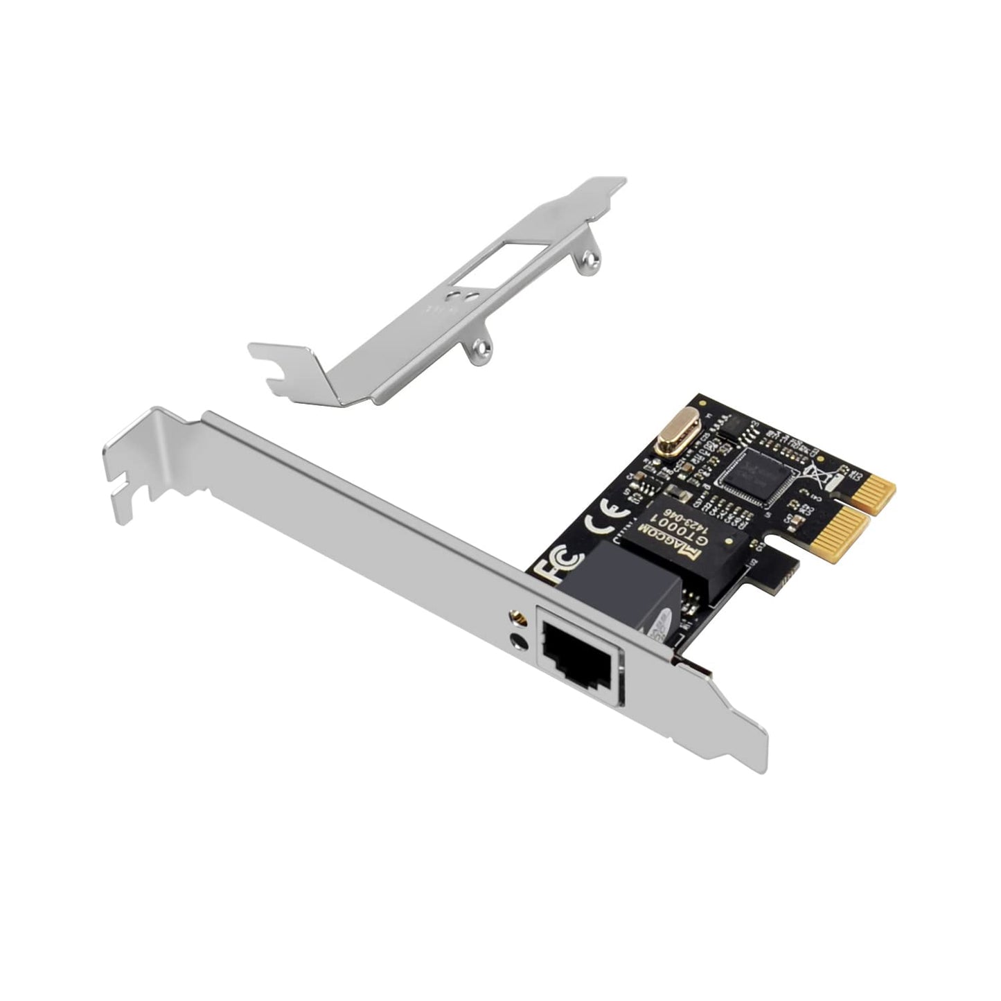 Dynattenik 1-Port Pcie Gigabit Ethernet Network Card With Low Profile - Nic Adapter For Servers