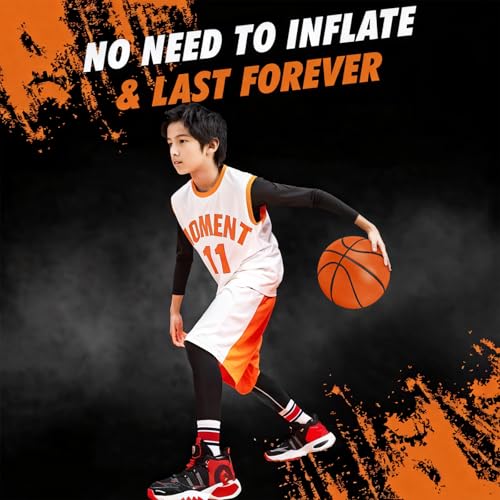 Rzkipdy Silent Basketball Size 5 (27.5") – Not Vacuum Shipped - 2025 Upgraded Airless Soft Foam Ball Soundless for Quiet D...