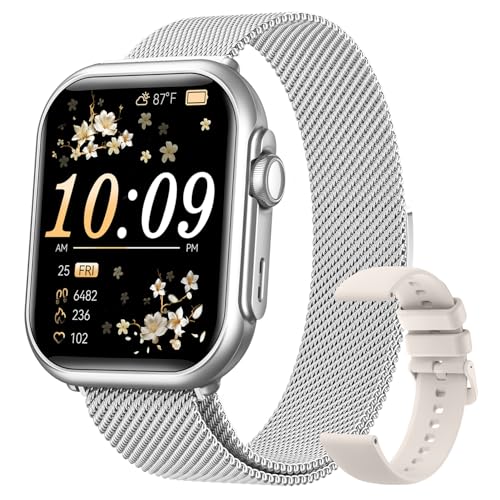 1.83" HD Smart Watch, 30 Days Battery Life, Sleep/Heart Rate/SpO2/Blood Pressure Monitor, Calls/Messages/Notifications, 5A...