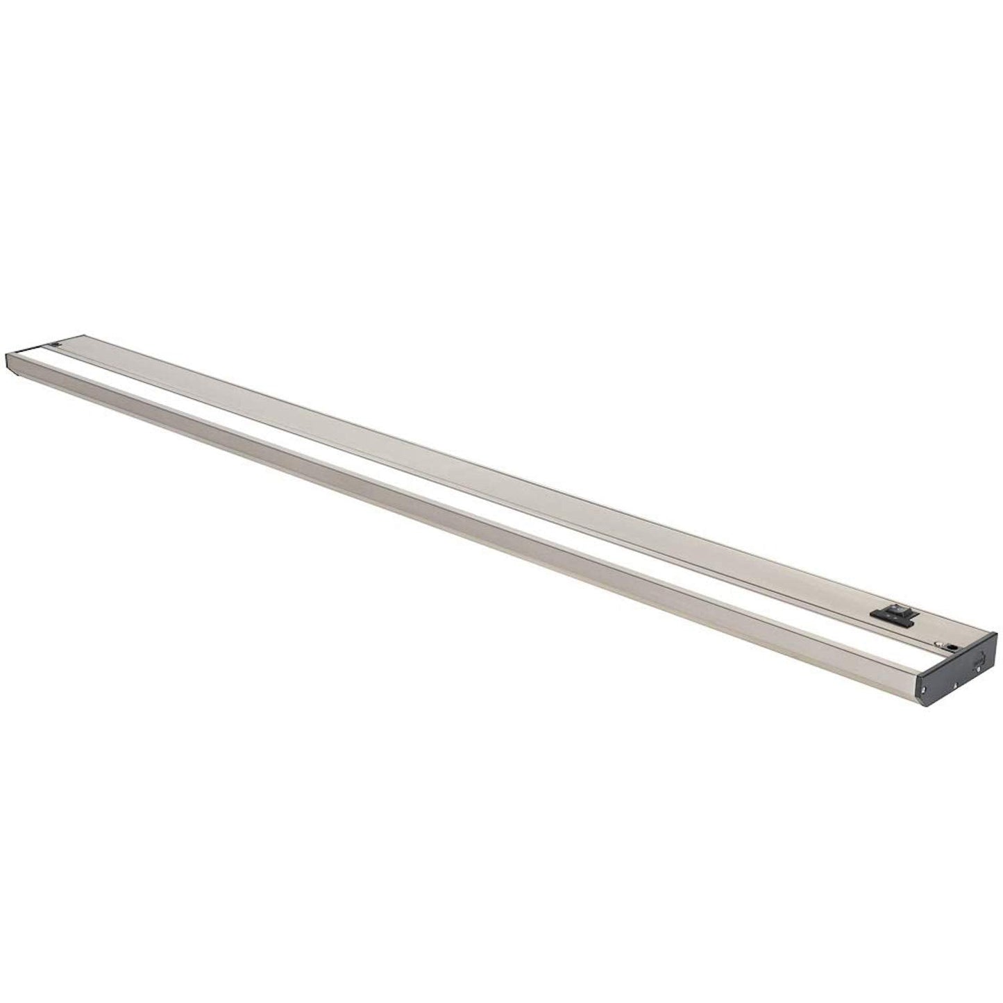 Led Under Cabinet Lighting Hardwired - Linkable Undercabinet Lights For Kitchen - 3Cct 32 Inch Satin Finish - Undercounter Dimmable Plug In Light Or Hard Wired - Under Counter Fixture Direct Wire