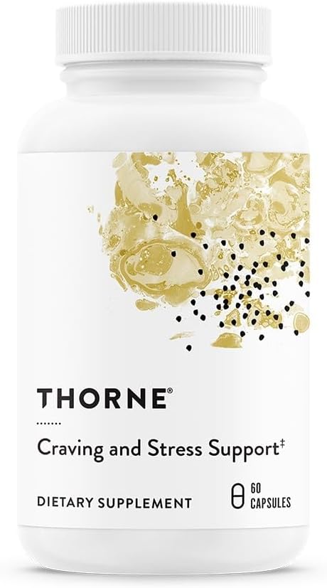 THORNE Craving and Stress Support (Formerly Relora Plus) - 5-MTHF, B Vitamins, Folate, and Plant Extracts to Support Sleep, Cravings, and Stress* - 60 Capsules - 30 Servings
