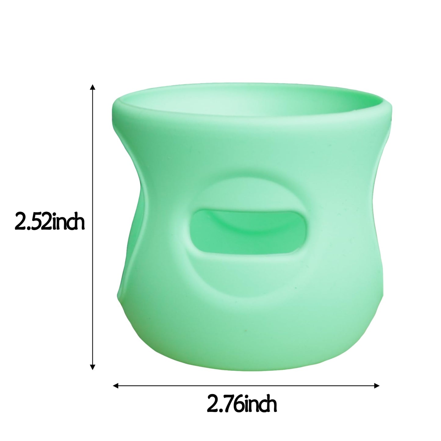 2 Pack Silicone Sleeves Compatible with Philips Avent Glass Baby Bottles 4 oz, to Prevent The Baby Bottles from Breaking, BPA-Free (Green+Light Green)