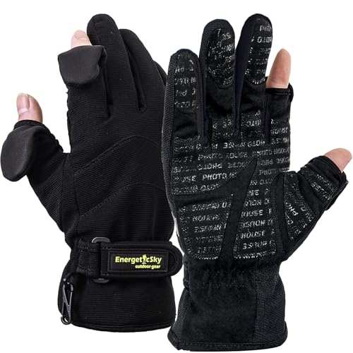 EnergeticSky Waterproof Winter Gloves,3M Thinsulate Ski & Snowboard Gloves for Men and Women,Touchscreen Gloves for Fishin...