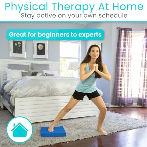 Vive Balance Pad - Foam Large Yoga Mat Trainer for Physical Therapy, Stability Workout, Knee and Ankle Exercise, Strength ...