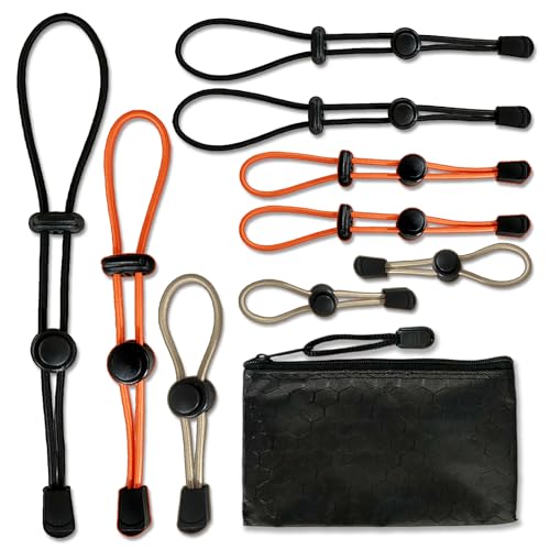 Tactical Hiking Pole Holder - Heavy Duty 3.0mm Elastic Cord, Hands Free Umbrella & Gear Attachment for Backpack