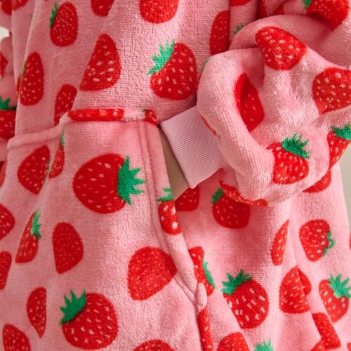 xuan dian Wearable Blanket for Kids, Cozy Wearable Blanket Hoodie for Teens Girls Boys, Warm Blankets Sweatshirt Gift for ...