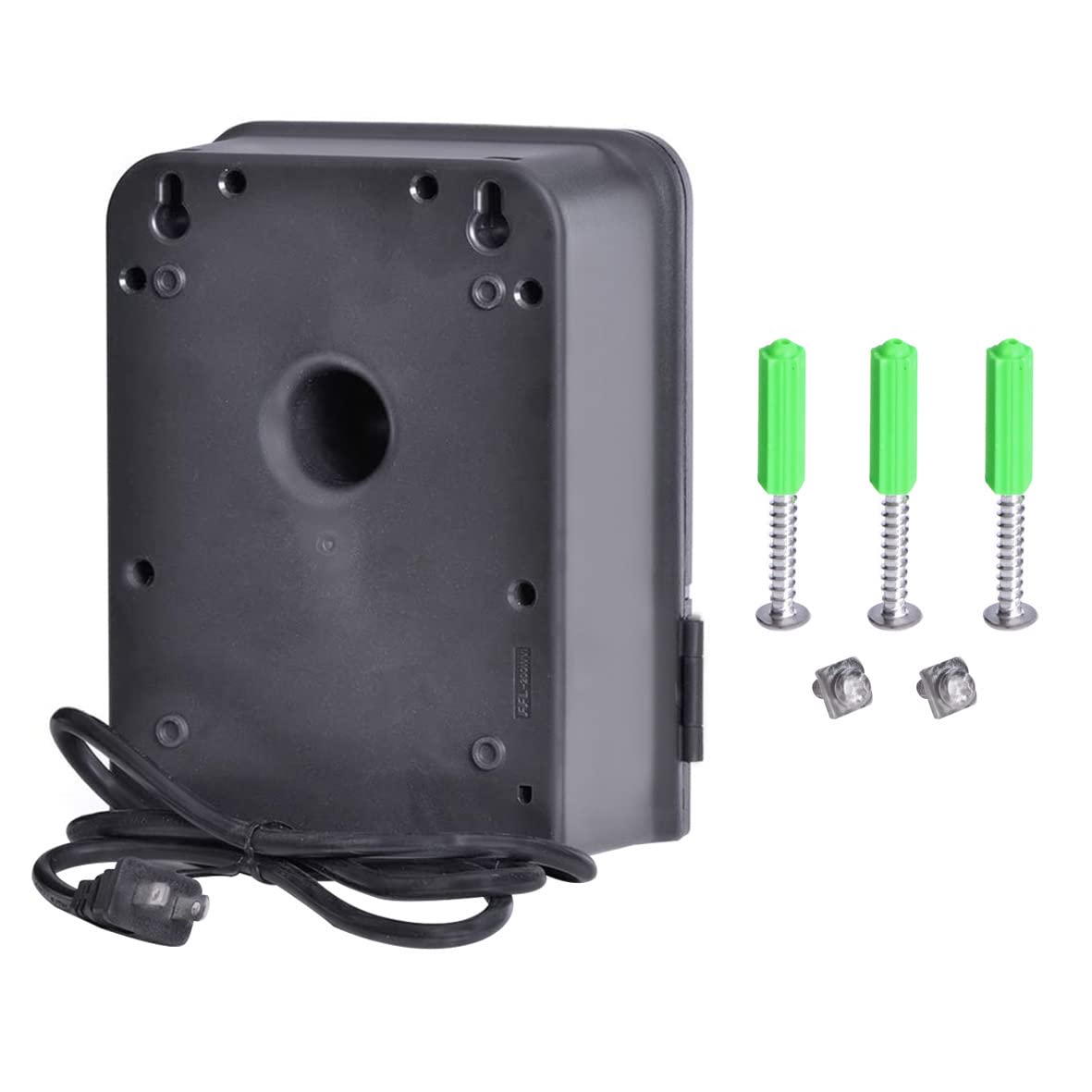 Wohenhao 120W Toroidal Core Landscape Lighting Transformer with Dusk-to-Dawn Timer, Model 840, Black
