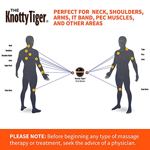 Tiger Tail Knotty Tiger Knot Buster Massage Ball Tool Delivers Elbow Deep Pressure Relieving Hands Fingers Thumbs from Fat...