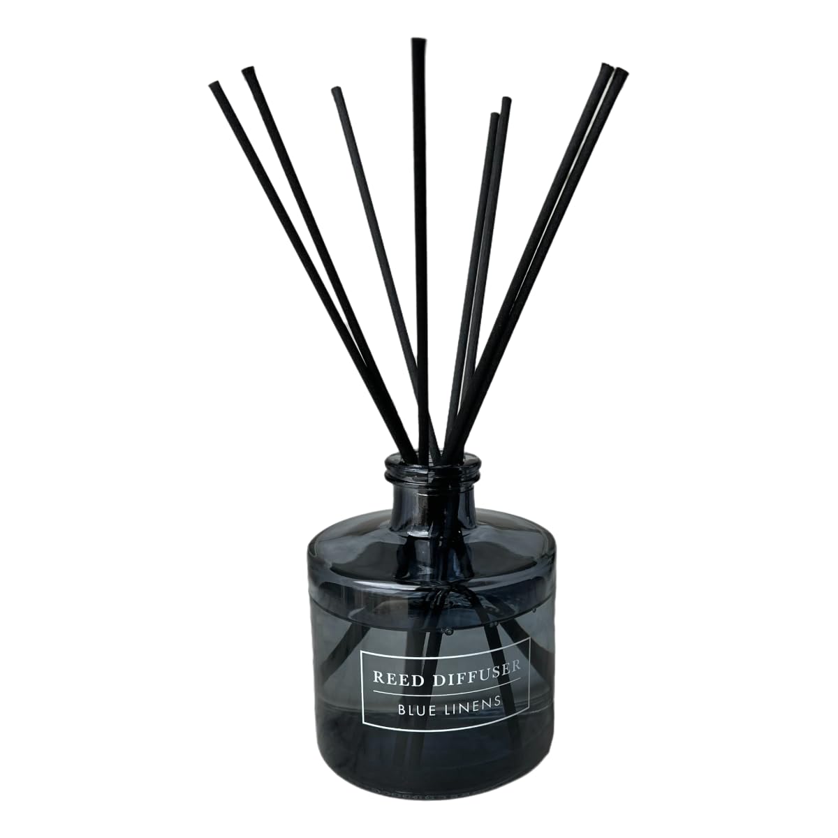 Bellevue Diffuser, 6 fl oz Glass Filled Diffuser, Highly Concentrated Fragrances with Essential Oils, Home Fragrance, Scent:Blue LINENS