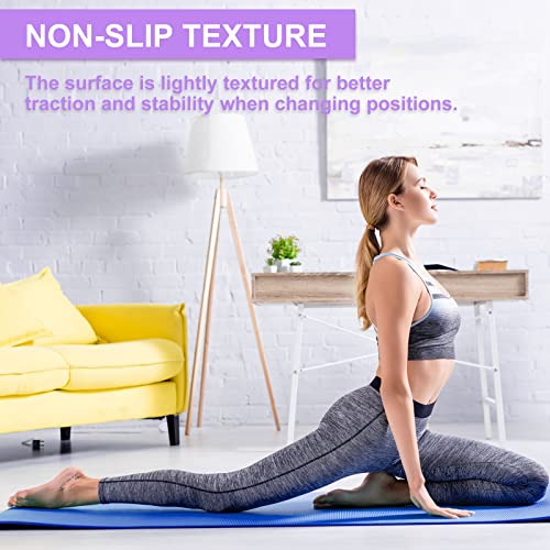 24 Pcs 3 mm Thick Yoga Mat Bulk, Exercise Workout Non Slip Fitness Pad for Women Kids Gym Home Yoga Pilates, Reliable Stur...