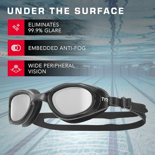 TYR Special Ops 2.0 Mirrored Swim Goggles for Adults – Anti-Fog, UV Protection, Comfortable Fit for Men & Women