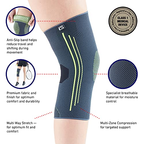 Neo-G Knee Compression Sleeve for Sports - Breathable, Lightweight, Elastic Knee Sleeve for running, Compression Knee Slee...