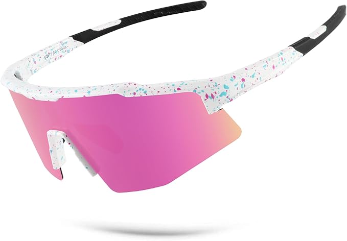 BangLong Polarized Sports Sunglasses for Men Women - UV400 Protection Sun Glasses for Cycling Running Baseball Fishing Hiking