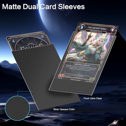 1000 Count Card Sleeves, MTG Card Sleeves for Standard Cards, 10 Colors Trading Cards Sleeves Fit for TCG, Baseball, Footb...