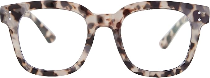 Madison Avenue Blue Light Blocking Glasses Oversized Fashion Blue Light Glasses for Women Anti Eyestrain & UV Protection C...
