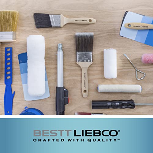 Bestt Liebco 559424600 Master White Foam Mini Roller, 6 Pack, 4 inch x 3/8 inch