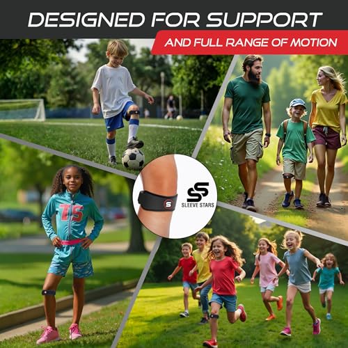 Sleeve Stars Swedish Brand Patellar Tendon Support Strap for Women & Men Effective Osgood Schlatter Knee Brace Youth & Kid...