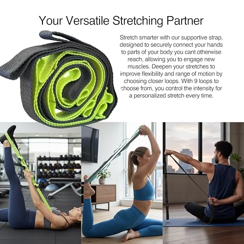 321 STRONG 5 in 1 Foam Roller Set with Hollow Core Deep Tissue Massager, Muscle Roller Stick, Stretching Strap, Spikey Pla...