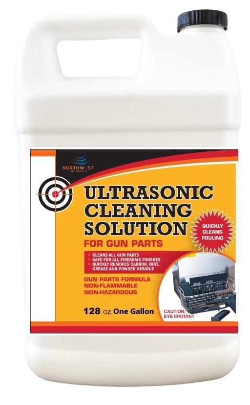 Ultrasonic Gun Cleaner Solution for Gun Parts Cleaning, Concentrate (Gallon((128 Ounces))