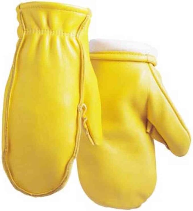 NORTH STAR Men's Elkskin Chopper Mitten Glove 100G Thinsulate Lined Tan 112T