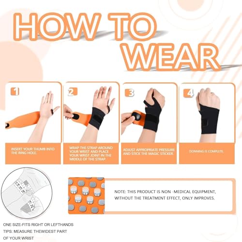 Bchois Wrist Brace,Wrist Support for Carpal Tunnel Pain Relief,Ulnar Brace Ultra-Thin Elastic for Tear,Wrist wraps Repetit...