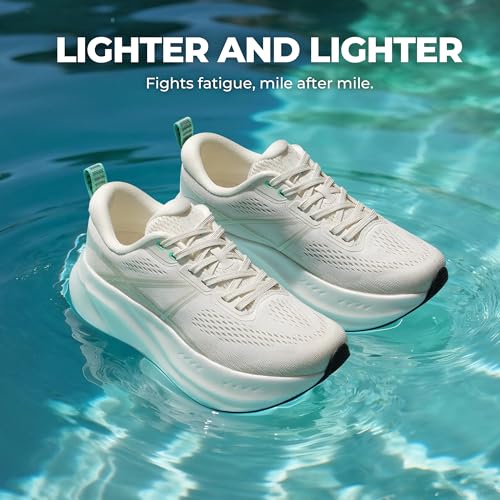 ALLSWIFIT Women's Road Running Shoes Cushion Tennis Shoes Non-Slip Comfortable Lightweight Gym Workout Athletic Arch Suppo...
