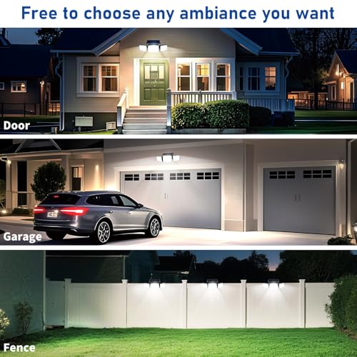 JEJOT Solar Security Light Outdoor Super Bright LED, Motion Sensor Flood Light, 3 Heads 270° Wide Angle, Remote Control,IP...