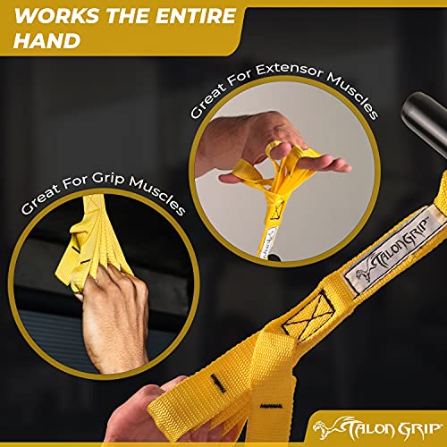 Core Prodigy Talon Pull Up Grip Strength Straps - Nylon Finger and Thumb Loops for Grip Training, Rock Climbing, Hand and ...