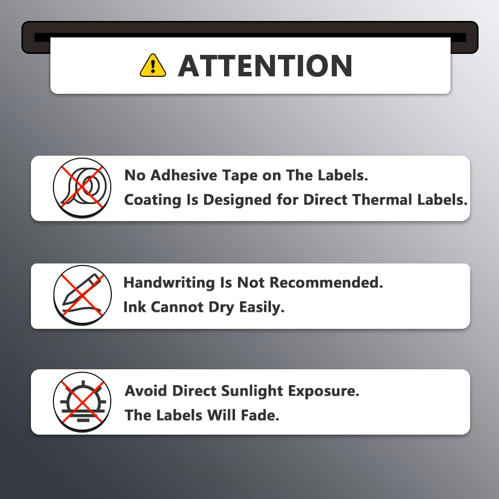 BETCKEY - 3" x 1.5" (76 mm x 38 mm) Barcode Shipping & Address Labels Compatible with Zebra & Rollo Label Printer,Premium Adhesive & Perforated [10 Rolls, 9500 Labels]