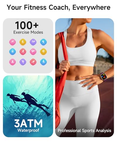 Smart Watch for Women, Answer/Make Calls, Alexa Built-in, 1.85" Touch Screen Fitness Tracker for Android & iPhone, Heart R...