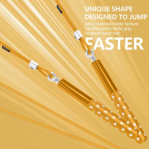 Jump Rope, Wastou Speed Jumping Rope for Training Fitness Exercise, Adjustable Adults Workout Skipping Rope for Men, Wome...