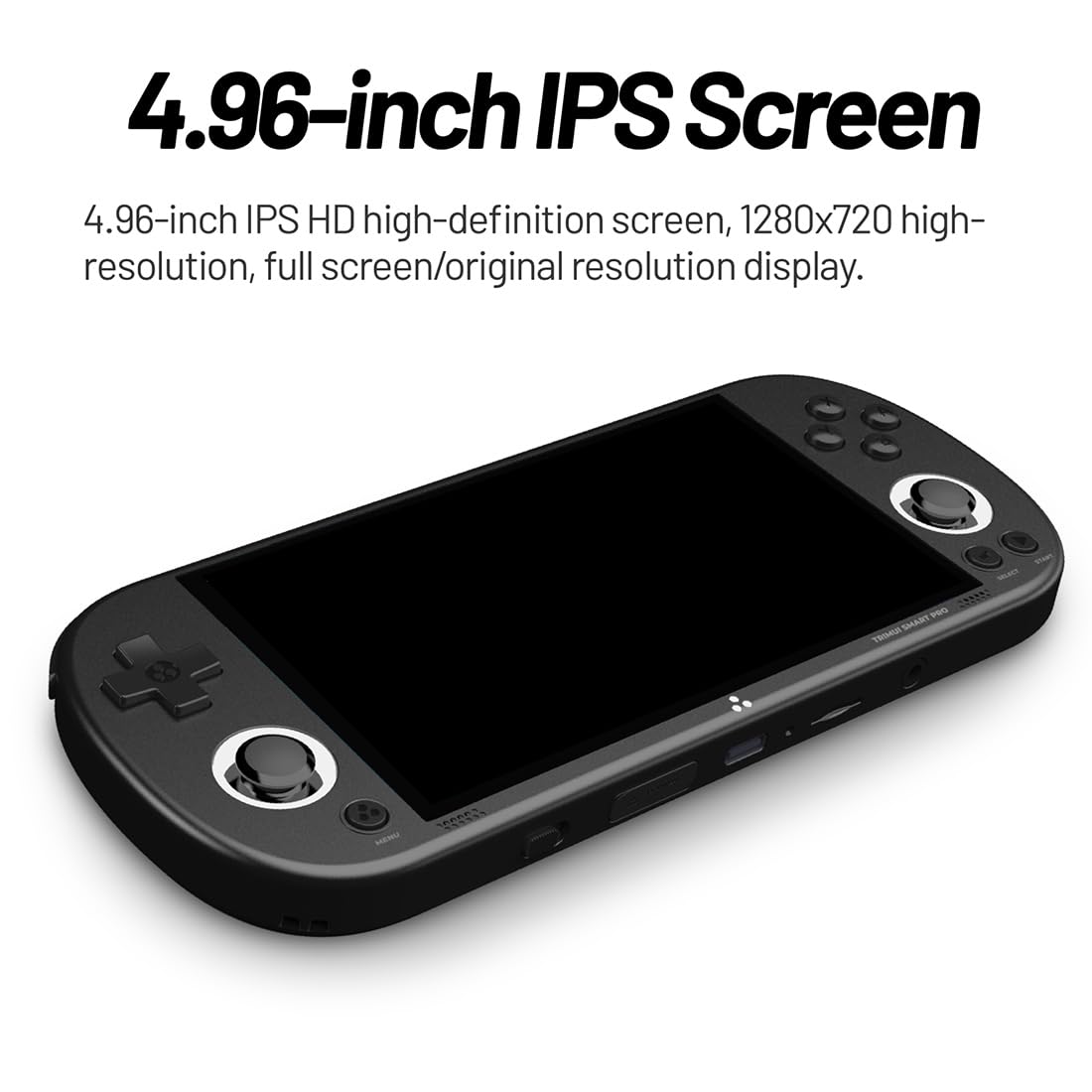 LITNXT TRIMUI Smart PRO with CrossMix OS Handheld Game Console, 4.96 inch IPS Retro Gaming Console Portable Retro Video Game Player with Storage Case, Xmas Gift for Adults