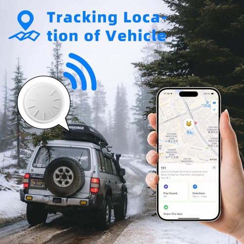 GPS Tracker for Vehicles, 2 PCS MINI Car Tracker Device Hidden, No Monthly Fee, Real-Time Tracker Device for Vehicles, Wor...