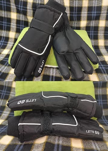 Bawnhaw Winter Ski Gloves Women Men Waterproof Touchscreen Cold Weather Windproof Anti-Slip Warm Snow Gloves for Cycling