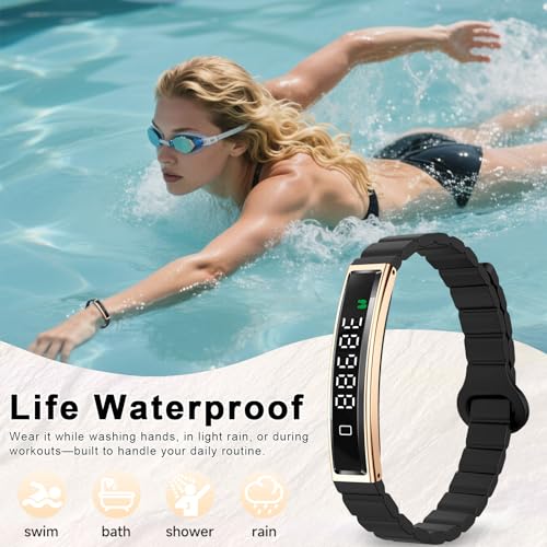Efolen Smart Bracelet for Women,Ultralight Fitness Tracker Smart Wristband with Heart Rate/Blood Oxygen/Sleep Monitor/Pedo...