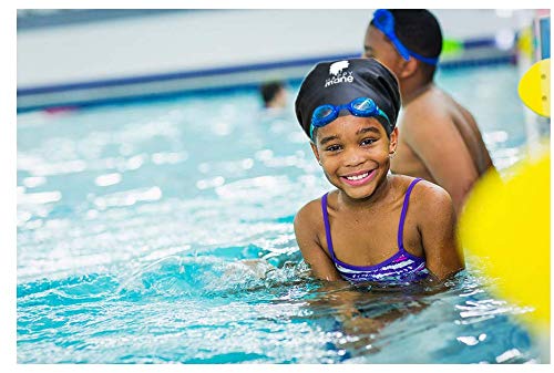 Happy Mane Silicone Swim Cap for Braids and Dreadlocks - Keeps Your Hair Dry While Swimming and Bathing Long Hair, Extensi...