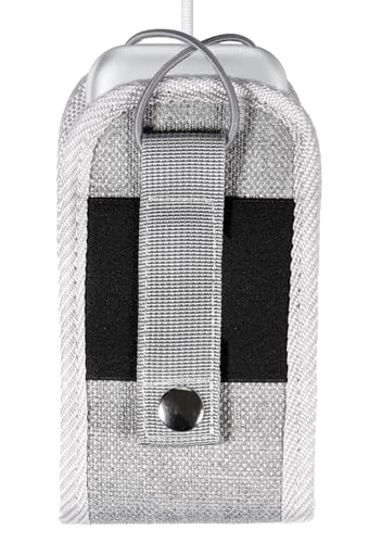Wearable Pouch for Apple Vision pro Battery Pack, Wearable Holder, Armband Pouch(Tweed Gray)