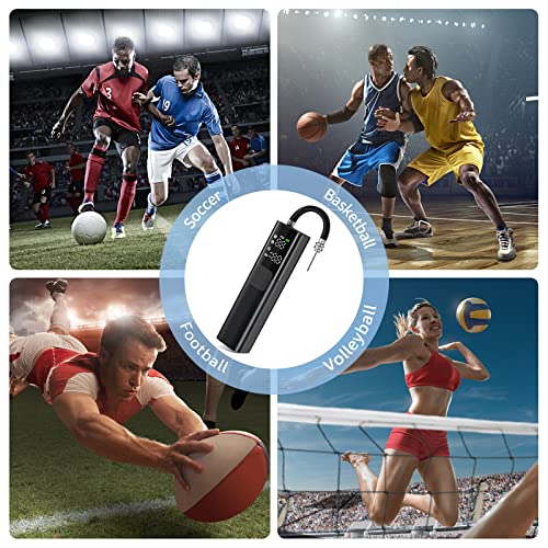 Pumteck MY01 Electric Ball Pump with Inflation & Deflation, Accurate Pressure Gauge and 4 Preset Modes, Automatic Ball Pum...