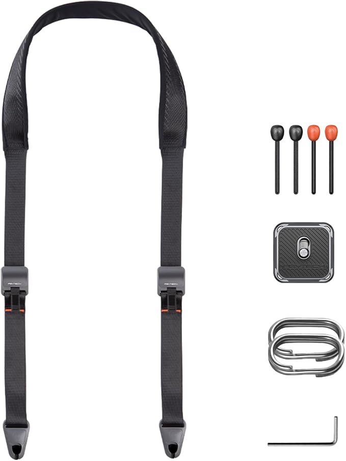PGYTECH 1.8" Wide Camera Shoulder Strap with Quick Release Plate Wide Camera Neck Straps Long for Photographers Adjustable...